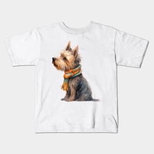 Winter dog Kids T-Shirt